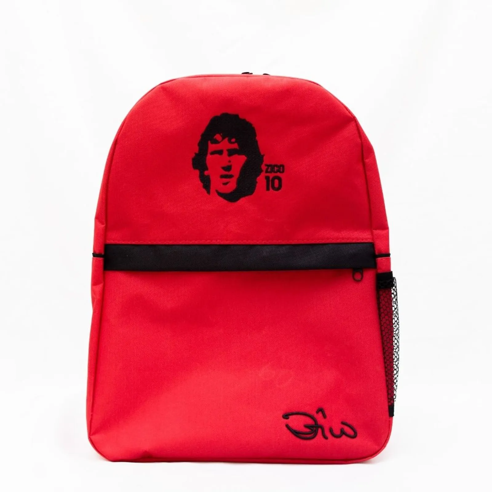 Mochila Vermelha Zico Ídolo Rubro Negro- Produto Oficial