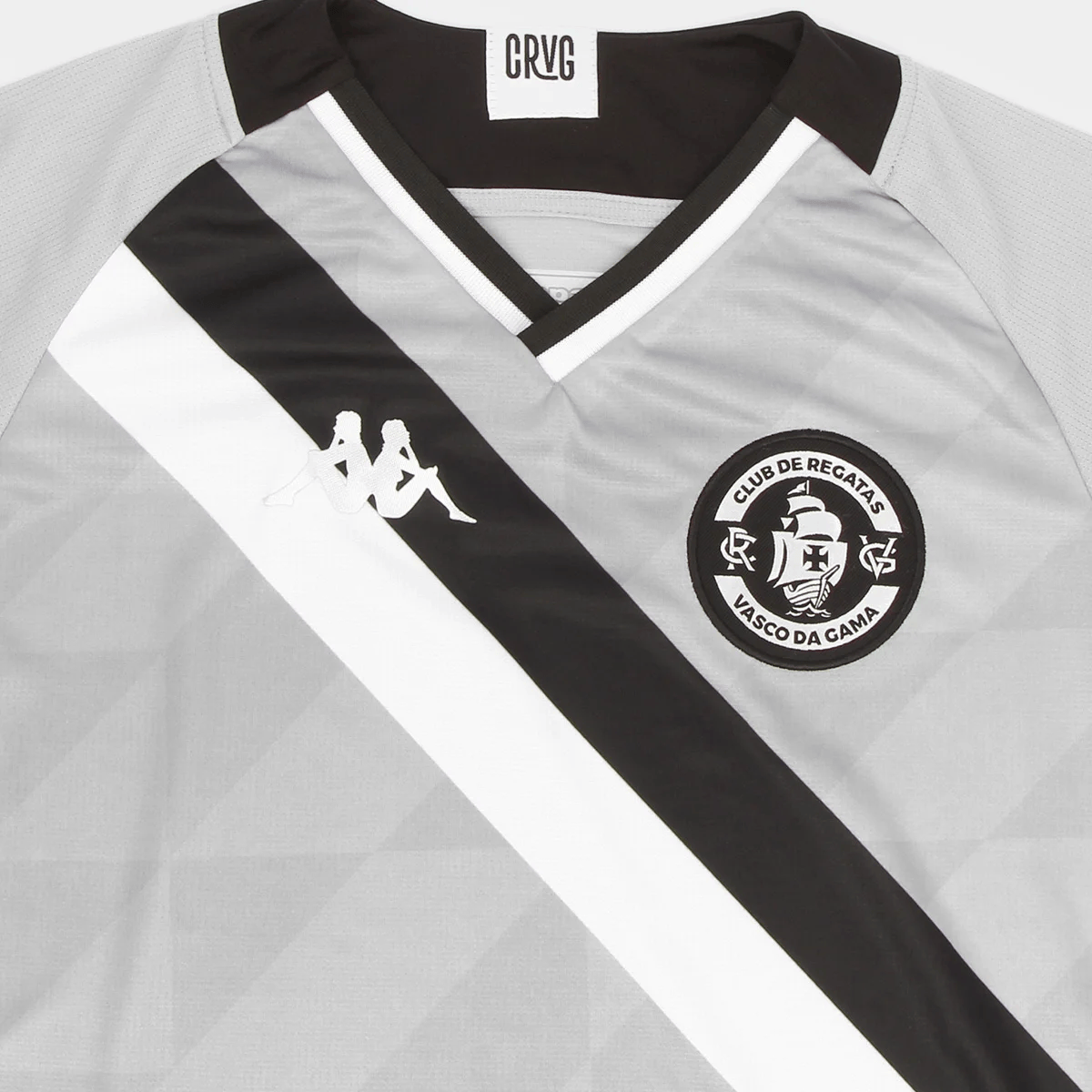 Camisa de Goleiro Vasco III 21/22 Kappa Masculina - Cinza