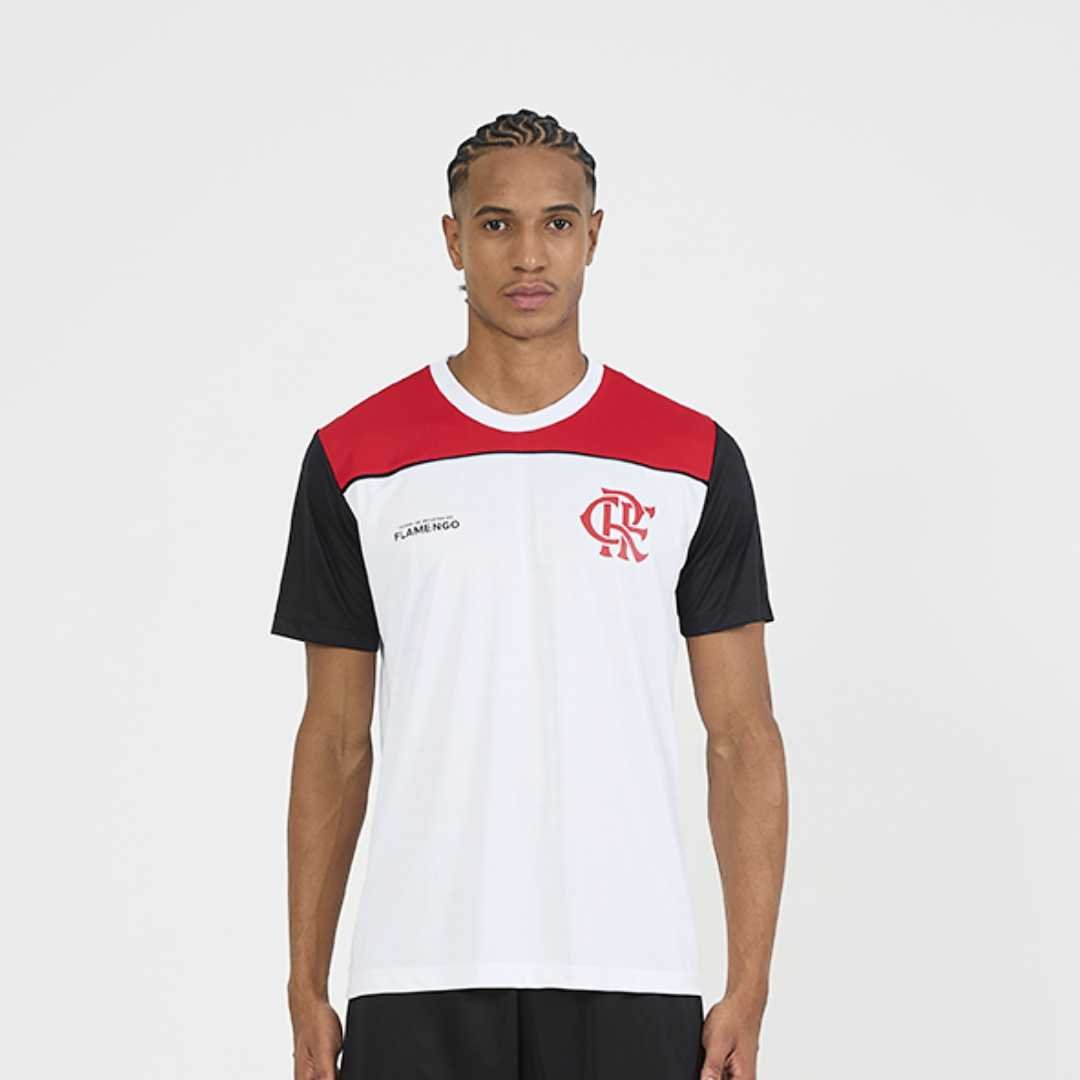Camiseta Adt Fulgor Flamengo Branco/pto/verm 001007440